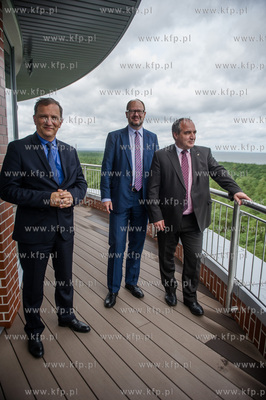 Gdansk. Sobieszewo. Prezentacja zbiornika na wode Kazimierz...