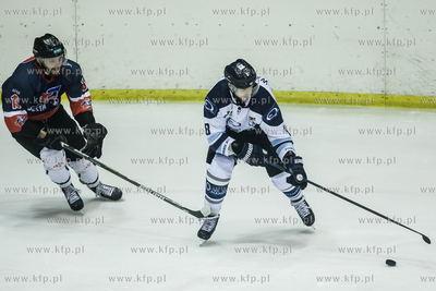 Gdańsk. Hala Oliwia. Polska Hokej Liga. Mecz o utrzymanie...