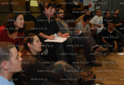 Grupa mlodych Palestynczykow gosci w Gdyni. To wydarzenie,...