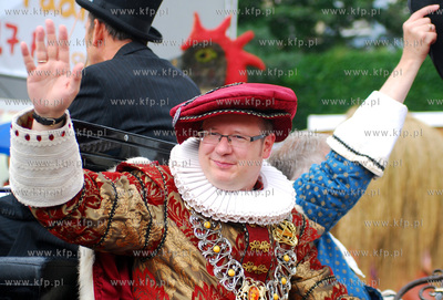 Uroczystosci zakonczenia Jarmarku sw Dominika 2008....