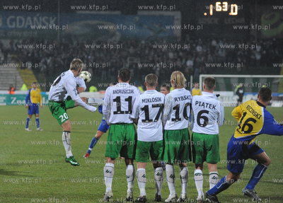 Gdansk, Stadion Lechii. Mecz Pucharu Ekstraklasy Lechia...