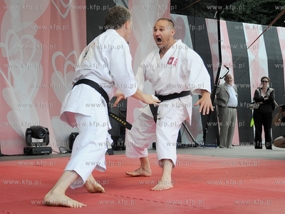 III Ogolnopolski Zlot Fanow M jak Milosc. Pokaz karate...