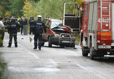 Wypadk na trasie Rzeczenica - Czarne woj. pomorskie....