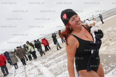 Swinoujscie. XVIII Final WOSP. Kilku morsow ze Swinoujscia...