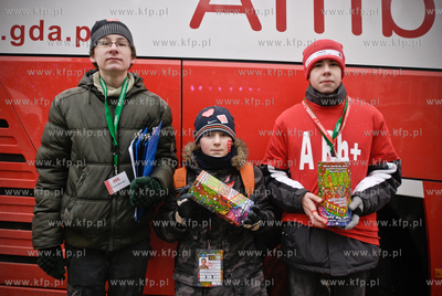 Wolontariusze XVIII Final Wielkiej Orkiestry Swiatecznej...