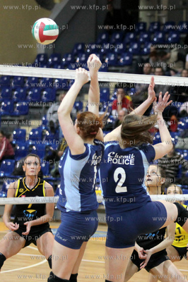 Sopot  Hala 100 lecia. Mecz play off pomiedzy siatkarkami...