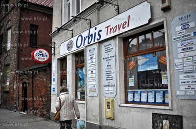 Biuro Orbis Travel w Gdansku na ul. Podmlynskiej.29.09.2010fot....