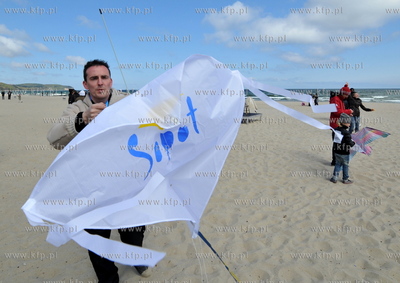 Sopot. Festiwal Latawca zorganizowany przez Baltycka...