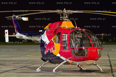 Gdanskie lotnisko odwiedzil  akrobacyjny smiglowiec...