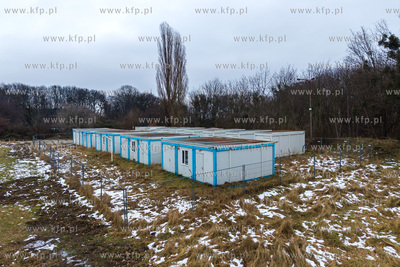 Zniszczone kontenery w rejonie ul. Zielonogórskiej...