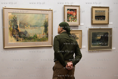 Wernisaż wystawy malarstwa Mariana Mokwy w Pruszczu...