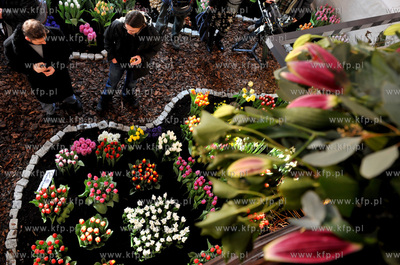Gdansk, Dlugi Targ. Otwarcie wystawy Ogrod Kulturalny...