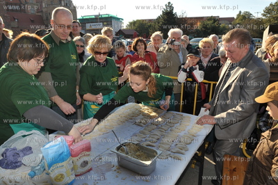 IX Gdanskie Swieto Pieroga na Targu Weglowym w Gdansku....