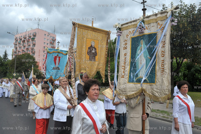 Procesja Bozego Ciala w parafii Najswietszej Maryi...