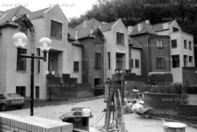 Budowa osiedla Gdynia Hill na ul. Bydgoskiej. 16.09.1992...