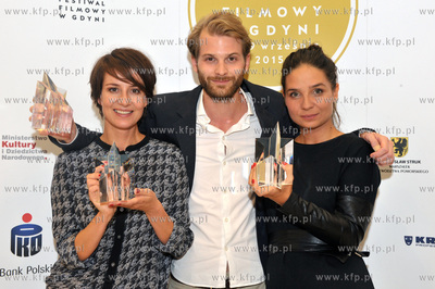 Festiwal Filmowy w Gdyni. Mala gala. Aktorka Maja Ostaszewska...