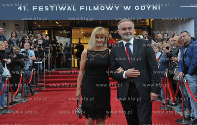 41. Festiwal Filmowy w Gdyni. Gala Otwarcia. Nz. Prezydent...