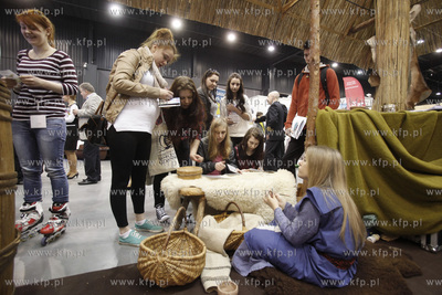 Amber Expo. Gdanskie Targi Turystyczne. Nz. stoisko...
