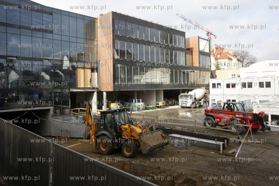 Budowa dworca kolejowego w Sopocie. 24.02.2015 fot....