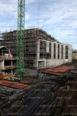 Budowa dworca kolejowego w Sopocie. 31.03.2015 fot....