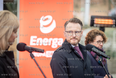 Sopot. Opera Leśna. Konferencja prasowa podczas której...