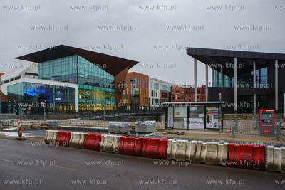 Prace związane z przebudową przejść dla pieszych...