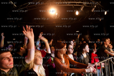 Gdansk. Klub studencki Kwadratowa. Koncert Marcina...
