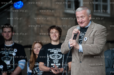 Gdansk. Dziedziniec Wydzialu Chemii Uniwesrystetu Gdanskiego....