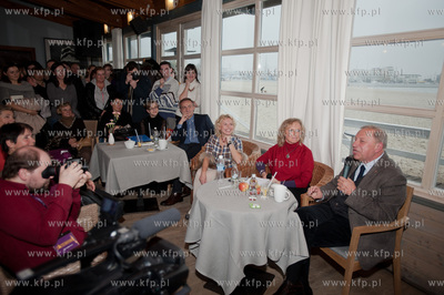 Gdynia. Restauracja F.Minga. Spotkanie z Jerzym Stuhrem...