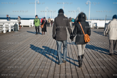 Sopot. Sloneczne niedzielne popoludnie na molo. 
03.03.2013
fot....