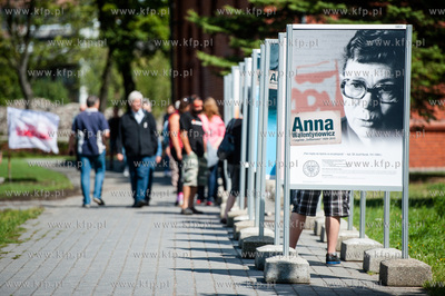 Gdansk. Swieto Historycznej sali BHP, znajdujacej sie...