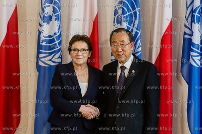 Gdansk. Hotel Hilton. Spotkanie premier Ewy Kopacz...