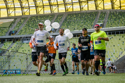 Zawodnicy na trasie I PZU Gdansk Maraton.
17.05.2015
fot....