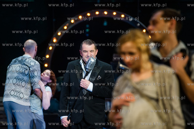 Gdansk. Duza Scena Teatru Wybrzeze. Proba medialna...