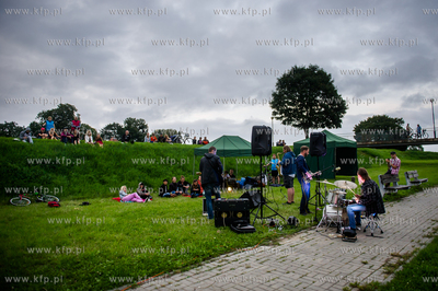 Gdansk. Dolne Miasto. Teren Bastionów przy ulicach...