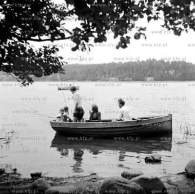 Jezioro na Kaszubach.  1966z0002561Fot. Zbigniew...