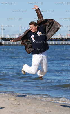 Aktor Grzeorz Gzyl na sopockiej plazy
09.09.2006
Fot.....