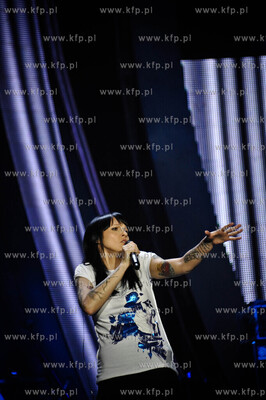 Festiwal Sopot Top Trendy 2010. Nz. Agnieszka Chylinska....