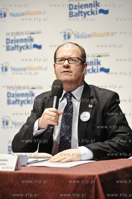 Polityczna debata kandydatow na prezydenta miasta Gdansk...