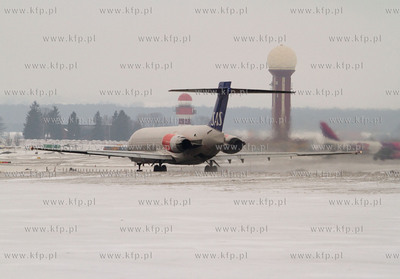 Gdansk, Rebiechowo NZ. McDonnell Douglas MD-80 linii...