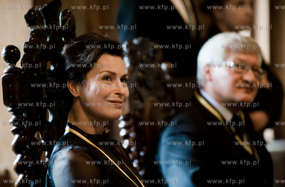 Gdansk. Ratusz Staromiejski. Wreczenie Medali Stolema...