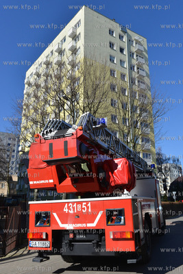 Gdynia, ul. Matejki. Strazacy otrzymali falszywy alarm...