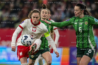 Mecz kobiecej reprezentacji Polski w piłce nożnej...