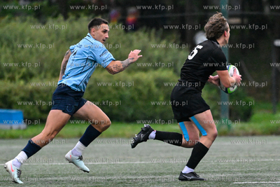 Sopot. Stadion Ogniwo Sopot. Ekstraliga rugby. Energa...