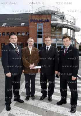 Sopot, komisariat miejski policji. Konferencja prasowa...