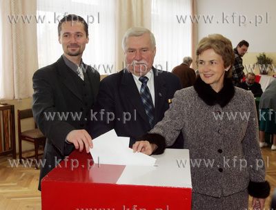Wybory prezydenckie, druga tura. Lech, Danuta i Jaroslaw...