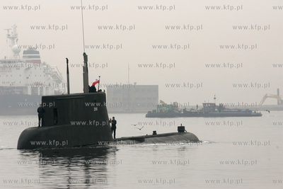 Gdynia, Port Marynarki Wojennej. Okret Podwodny ORP...