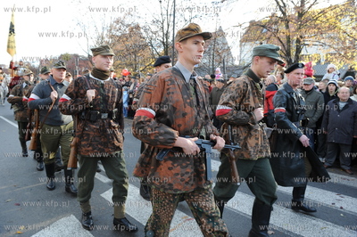 Gdansk, huczne obchody 90 rocznicy odzyskania niepodleglosci....