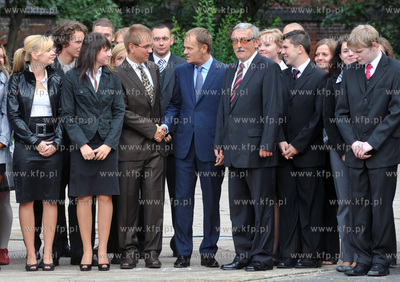 Inauguracja roku szkolnego z udzialem premiera Donalda...