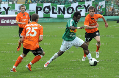 Mecz pilkarski ekstraklasy Lechia Gdansk - Zaglebie...